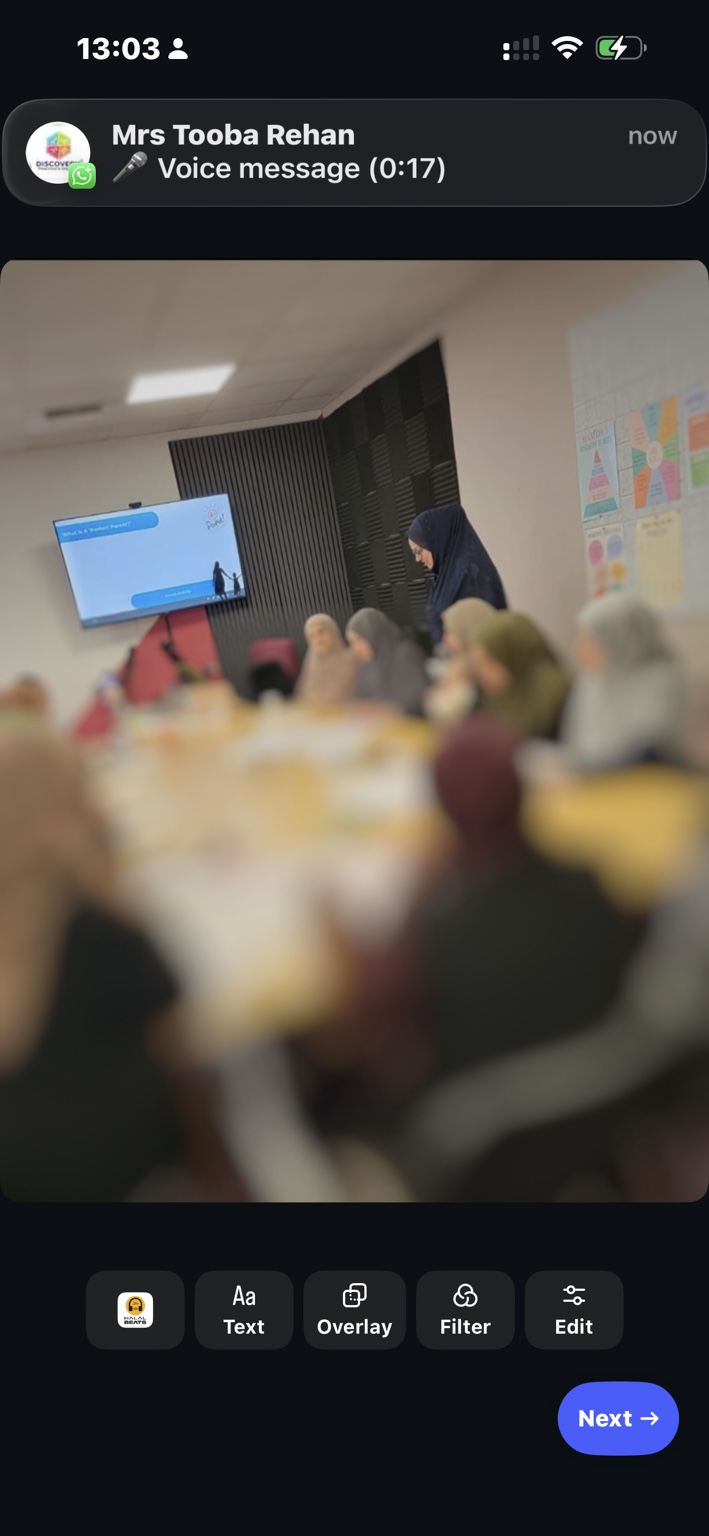 Spark & Spectrum session in progress